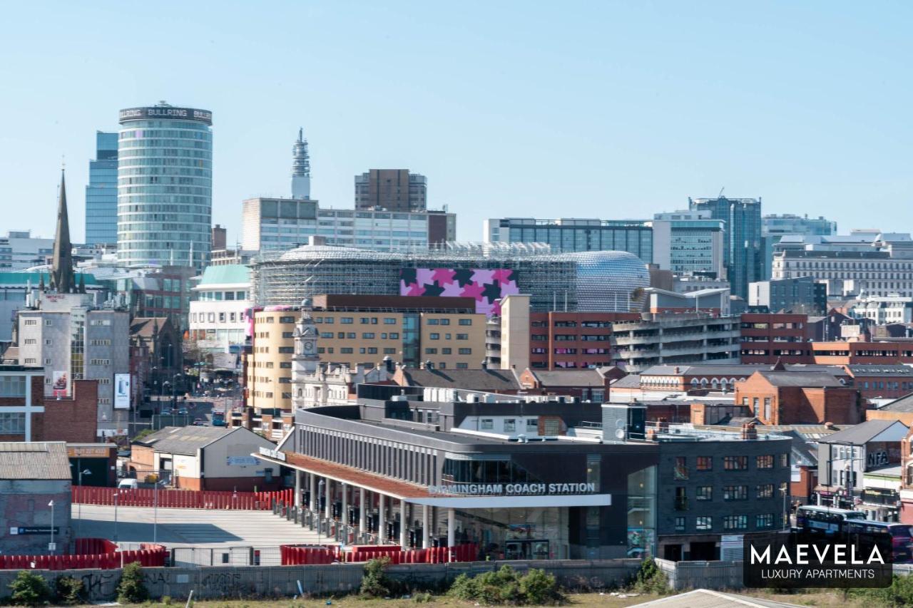 Maevela Apartments - Luxury Top Floor Penthouse - With Parking - 2 Bedroom New Build Apartment ✪ City Centre, Digbeth ✓ With Huge Patio Sliding Doors - City View - Rooftop Terrace - Ps4 & Smart Tv'S Birmingam Exterior foto