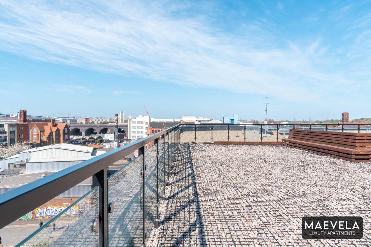 Maevela Apartments - Luxury Top Floor Penthouse - With Parking - 2 Bedroom New Build Apartment ✪ City Centre, Digbeth ✓ With Huge Patio Sliding Doors - City View - Rooftop Terrace - Ps4 & Smart Tv'S Birmingam Exterior foto