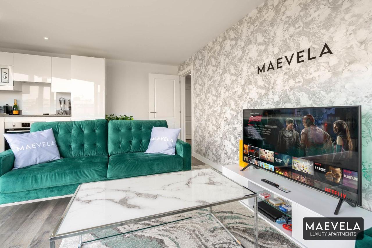 Maevela Apartments - Luxury Top Floor Penthouse - With Parking - 2 Bedroom New Build Apartment ✪ City Centre, Digbeth ✓ With Huge Patio Sliding Doors - City View - Rooftop Terrace - Ps4 & Smart Tv'S Birmingam Exterior foto